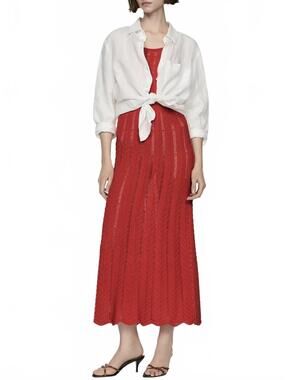 mango red gingham dress NWT Mango Checkered Off Shoulder Dress